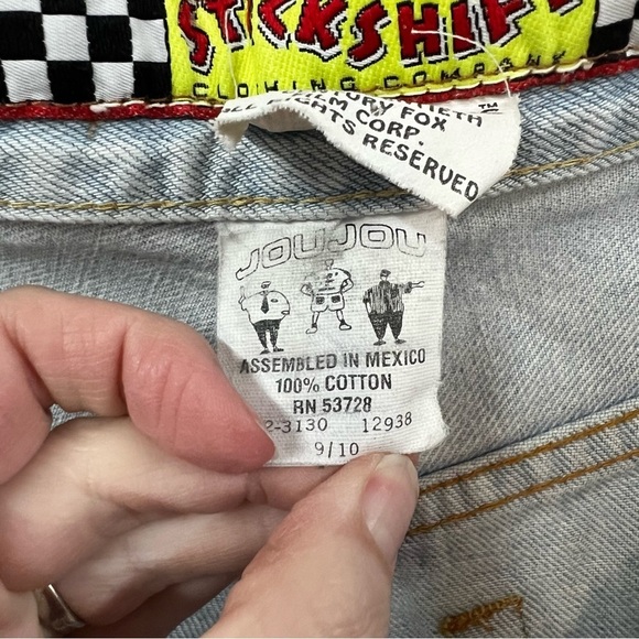 Vintage Stickshift Jou Jou Bart Simpson Jeans - Picture 8 of 13